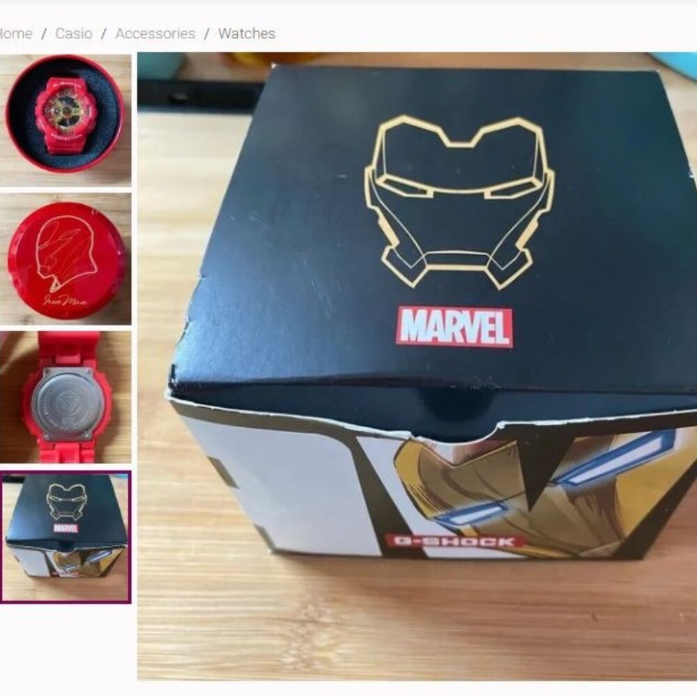 🚫BEWARE👈 user MRSHOLDER07 Casio IRON MAN G SHOCK WATCH